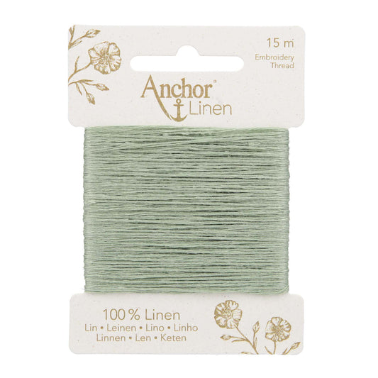 Card of Anchor linen embroidery thread in Aloe