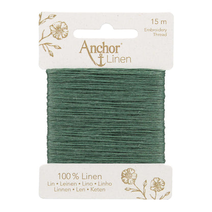 Card of Anchor linen embroidery thread in Jade