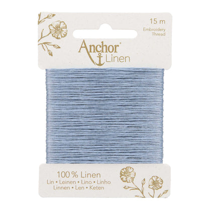 Card of Anchor linen embroidery thread in Rain