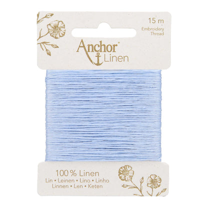 Card of Anchor linen embroidery thread in Forget-me-not