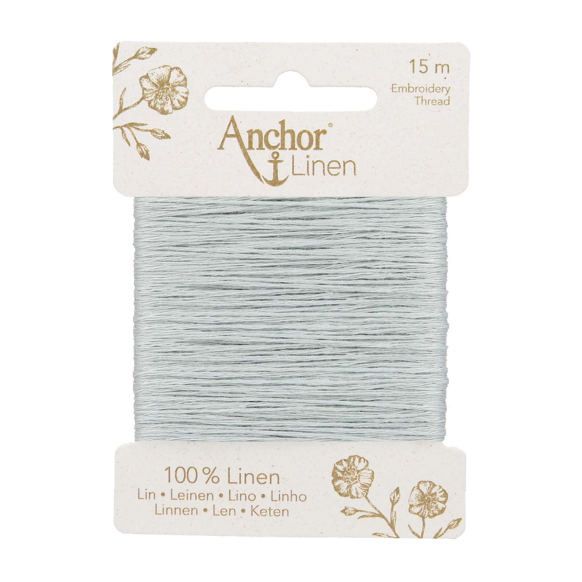 Card of Anchor linen embroidery thread in Cloud