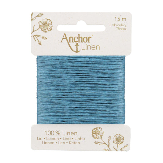 Card of Anchor linen embroidery thread in Teal