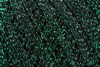 Ball of green Anchor Metallic Fine crochet yarn