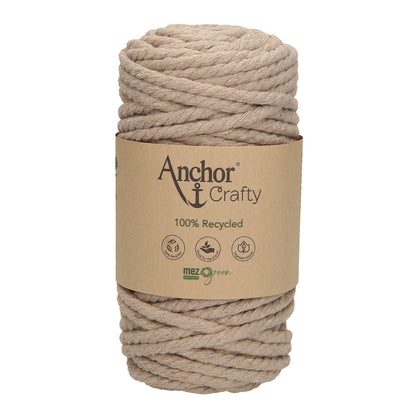 Ball of Anchor Crafty twisted 5mm cord in Pearl