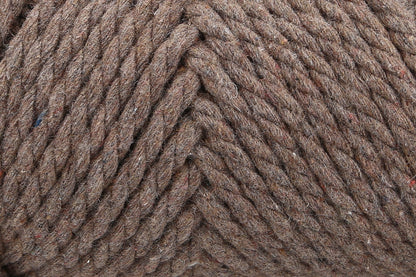 Ball of Anchor Crafty twisted rope yarn in cinnamon