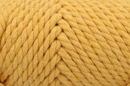 Ball of Anchor Crafty twisted 5mm cord in Mustard