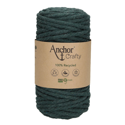Ball of Anchor Crafty twisted rope yarn in forest