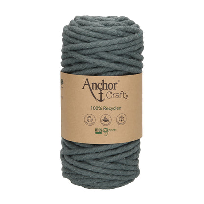 Ball of Anchor Crafty twisted rope yarn in lagoon