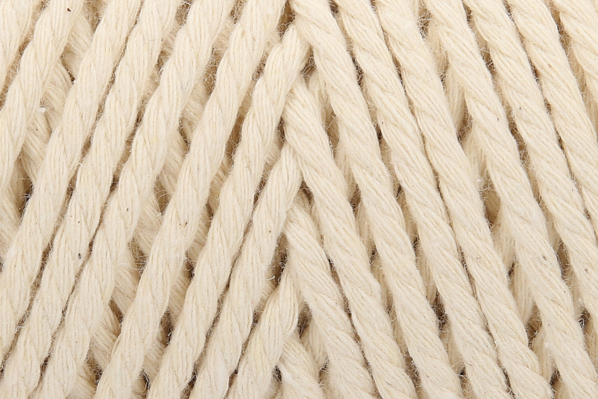 Ball of Anchor Crafty Fine twisted 3mm cord in Natural