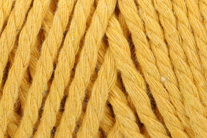 Ball of Anchor Crafty Fine twisted 3mm cord in Mustard