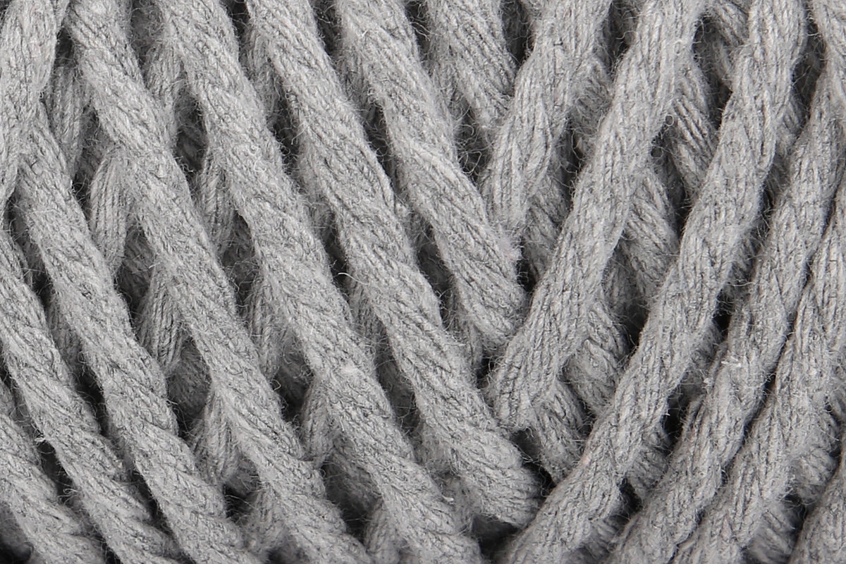 Ball of Anchor Crafty Fine twisted 3mm cord in Ash