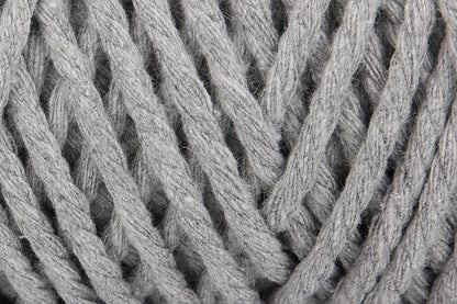 Ball of Anchor Crafty Fine twisted 3mm cord in Ash