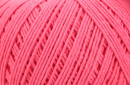Ball of Anchor Baby Pure Cotton 4 ply yarn in Sweet Pink