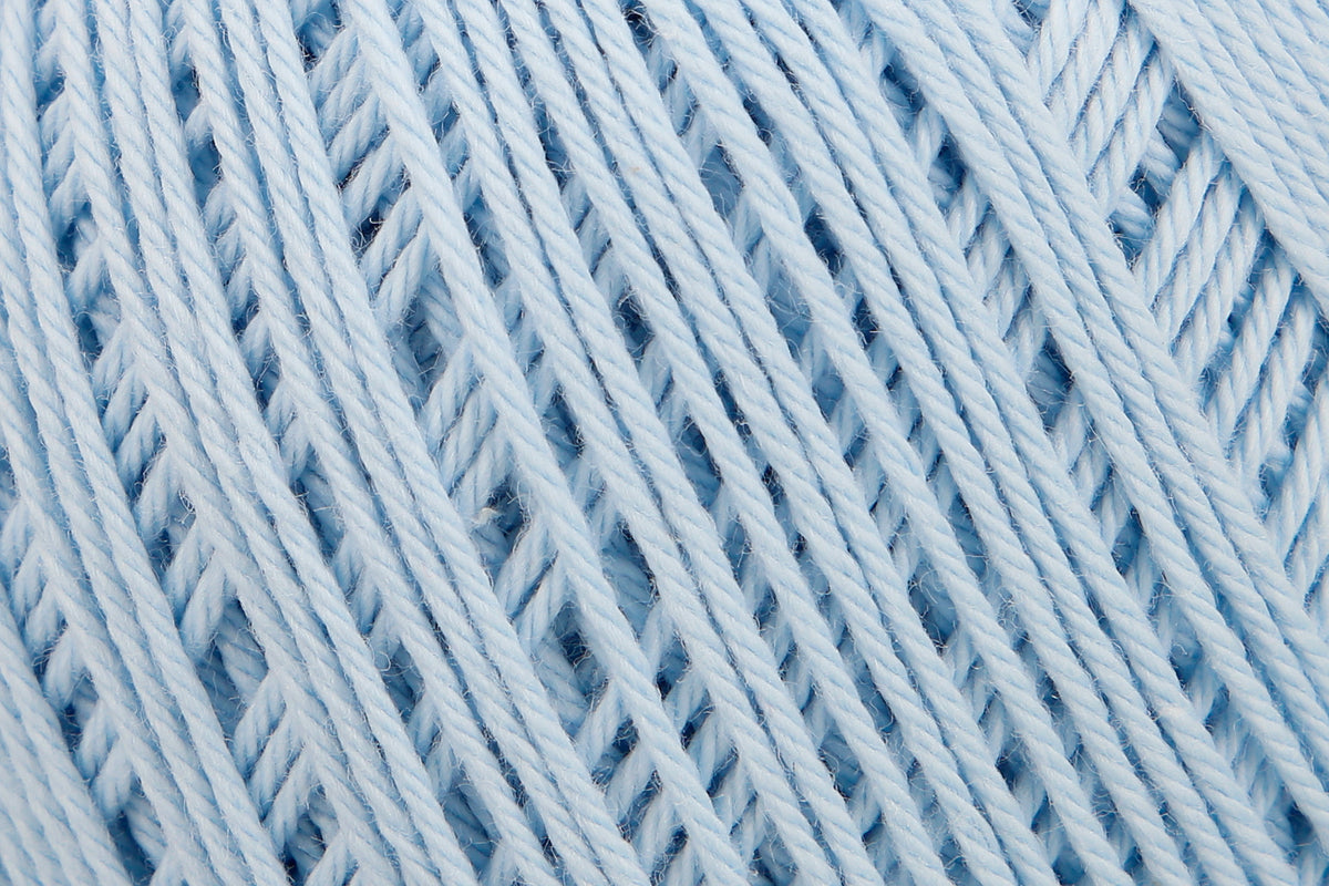 Ball of Anchor Baby Pure Cotton 4 ply yarn in Pale Blue