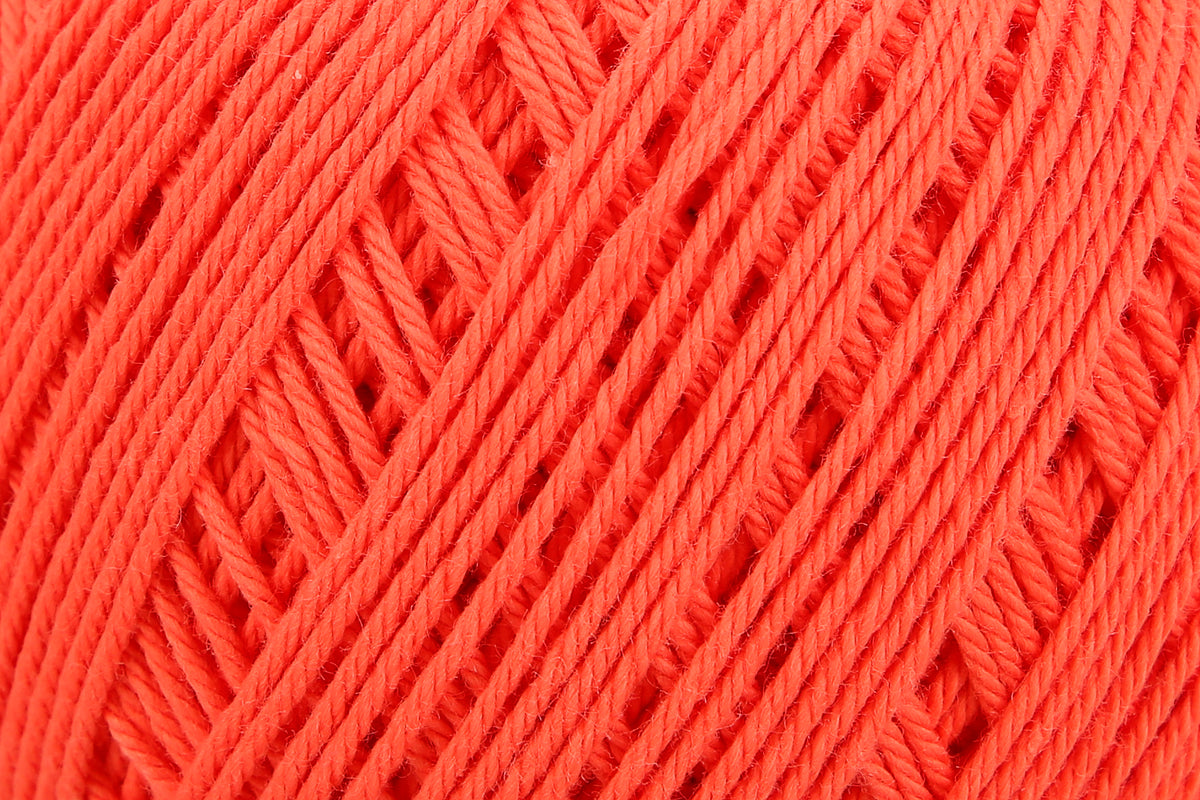 Ball of Anchor Baby Pure Cotton 4 ply yarn in Orange