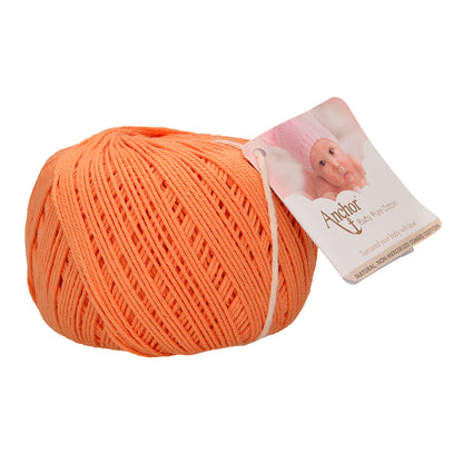 Ball of Anchor Baby Pure Cotton yarn in Apricot