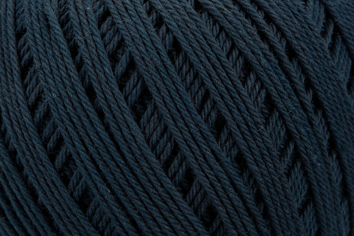 Ball of Anchor Baby Pure Cotton 4 ply yarn in Navy