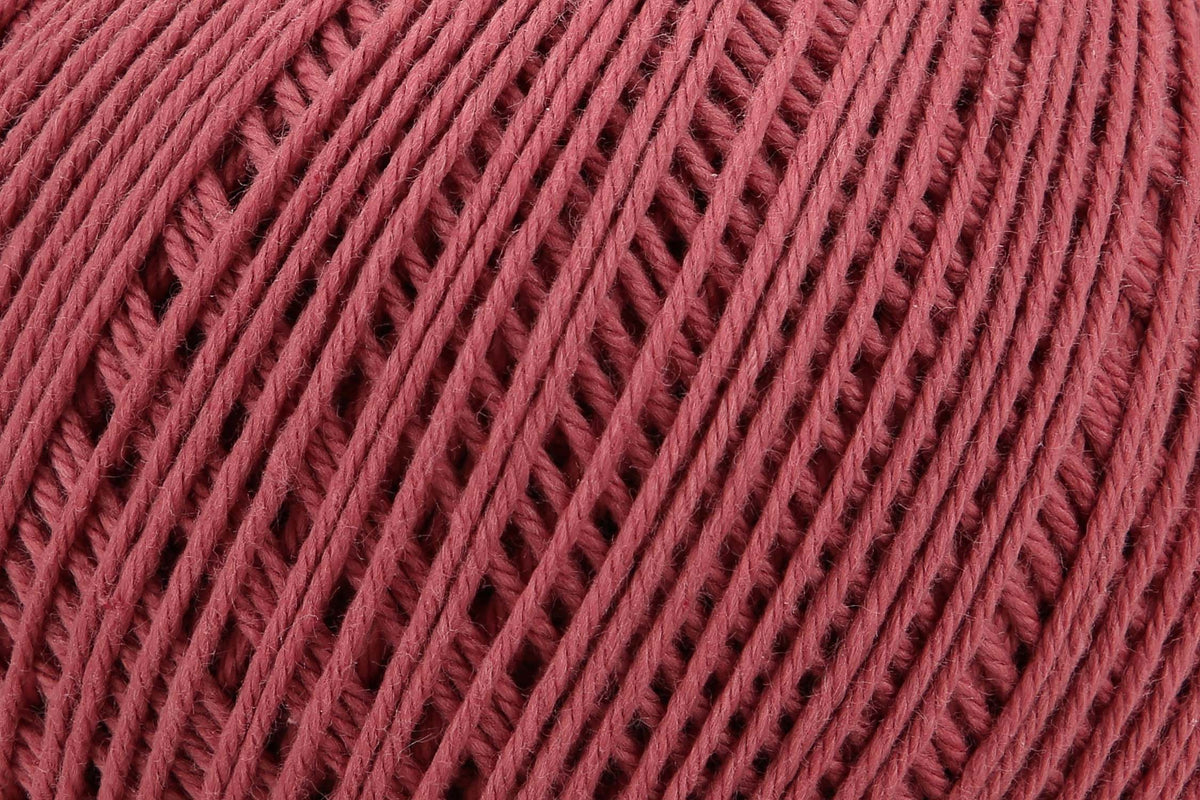 Ball of Anchor Baby Pure Cotton 4 ply yarn in Cranberry