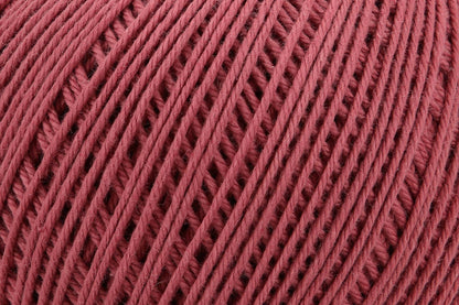 Ball of Anchor Baby Pure Cotton 4 ply yarn in Cranberry