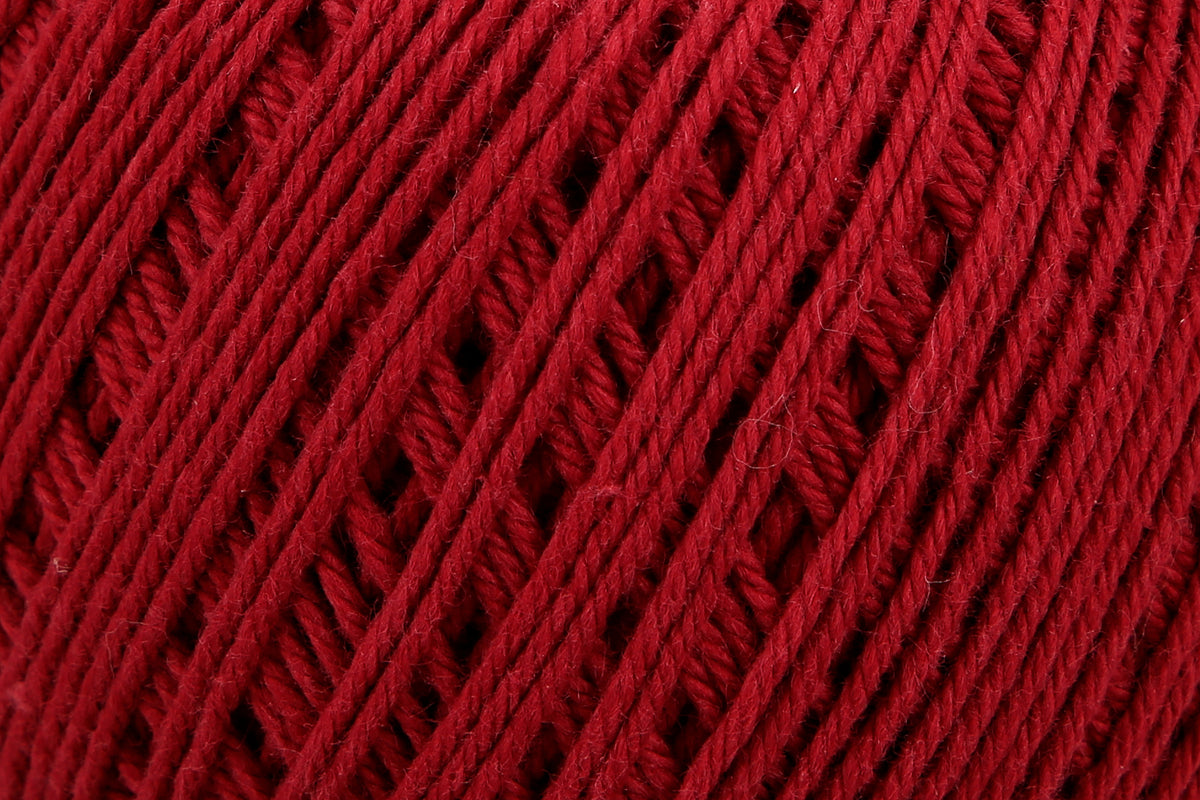 Ball of Anchor Baby Pure Cotton 4 ply yarn in Red