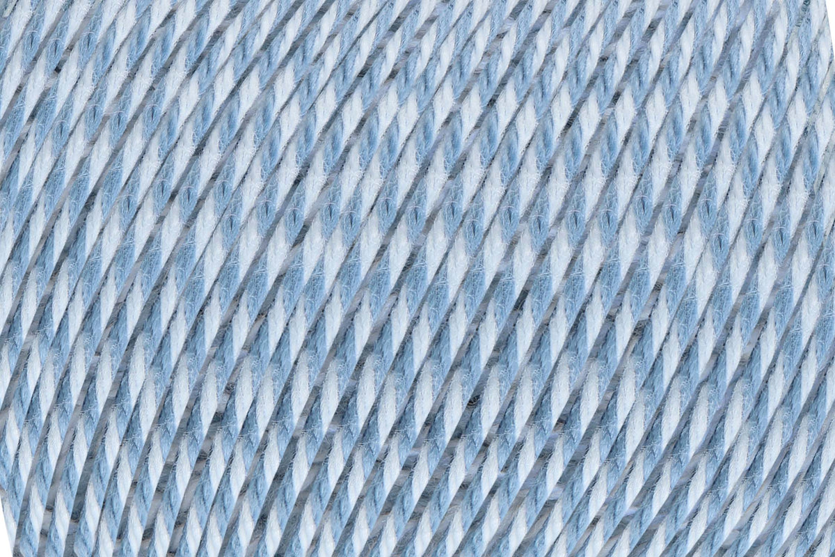 Ball of Anchor Baby Pure Cotton 4 ply yarn in Spotty Blue