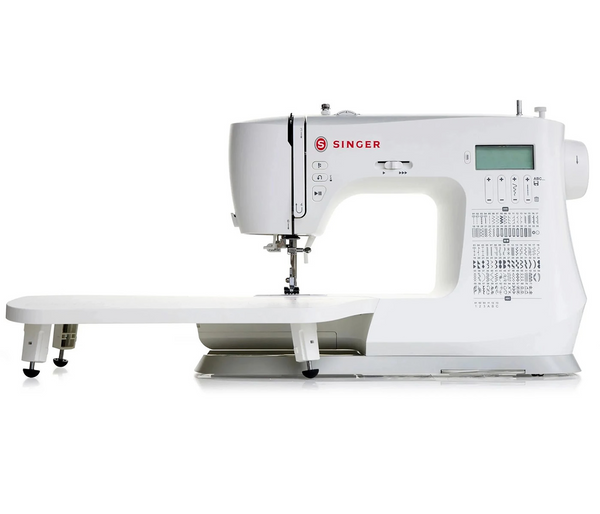 Singer C5955 Computerised Sewing Machine - 200 Stitch Patterns with letters and numbers + Extension Table