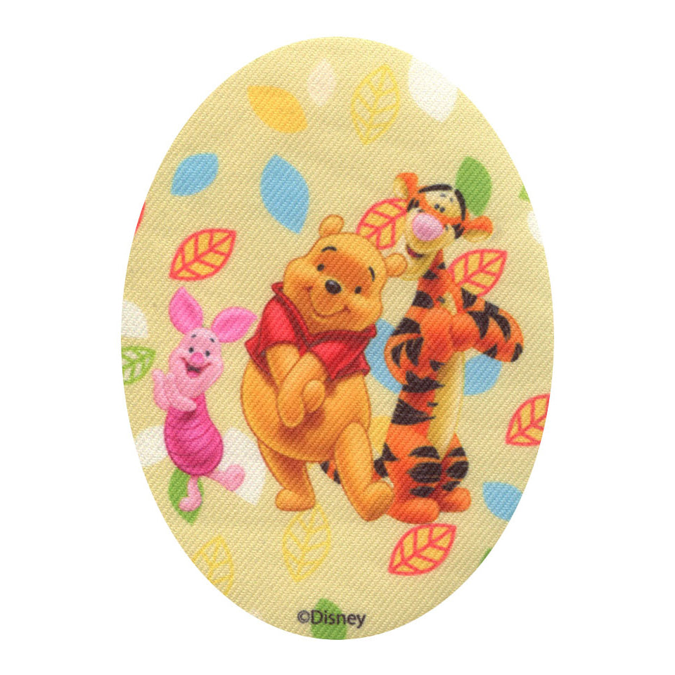 Pooh and Tigger embroidered iron-on patch