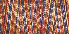Gutermann Sulky Cotton 12 Variegated Machine Embroidery Thread 200m - Shade 4108