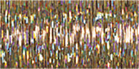 Spool of Gutermann Holoshimmer metallic thread in old gold
