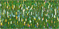 Spool of Gutermann Holoshimmer metallic thread in light green