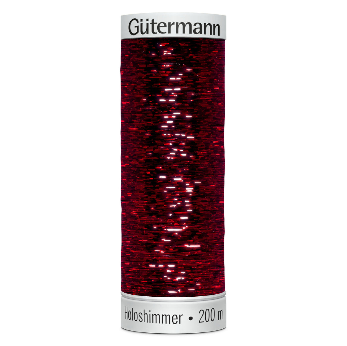 Spool of Gutermann Holoshimmer metallic thread
