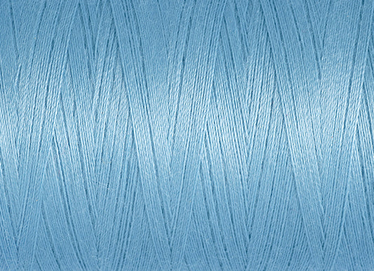Spool of blue Gutermann Miniking recycled overlocker thread