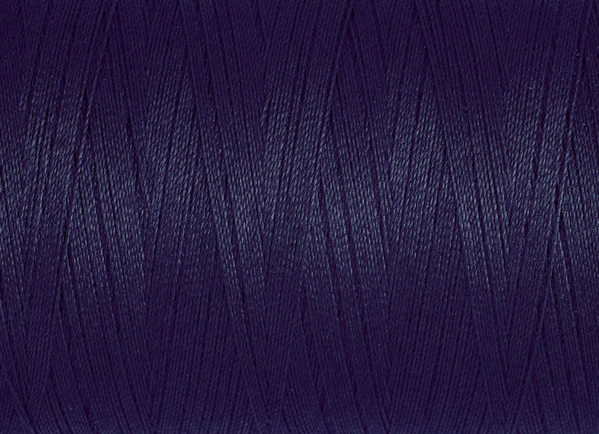 Spool of navy Gutermann Miniking recycled overlocker thread