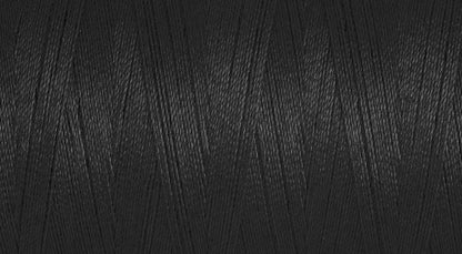Spool of Gutermann Bulky-Lock 80 textured overlocker thread in black