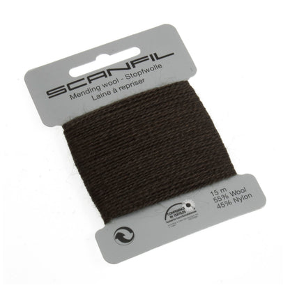 Dark Green Scanfil mending wool