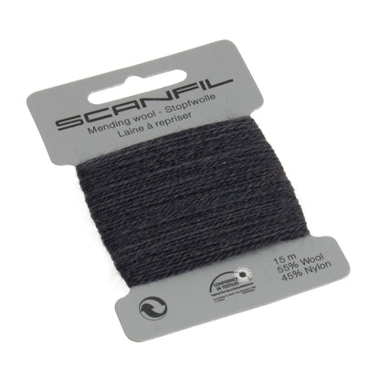 Dark Grey Scanfil mending wool