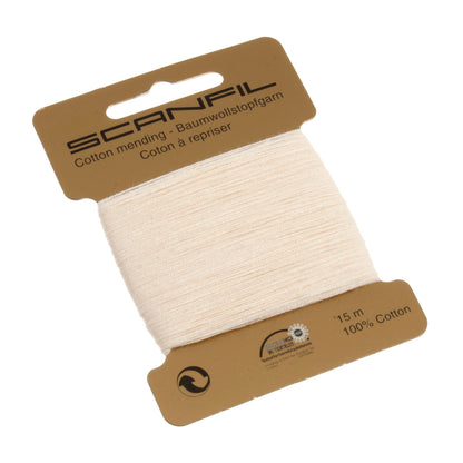 Card of Scanfil mending cotton in cream