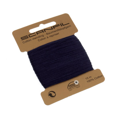 Card of Scanfil mending cotton in navy