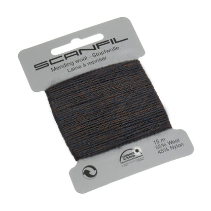 Card of Scanfil mending wool in urban chic