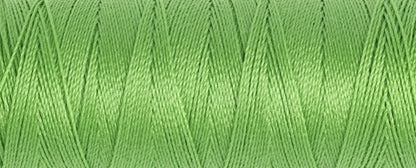 Spool of lime green Gutermann Maraflex elastic sewing thread
