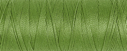 Spool of green Gutermann Maraflex elastic sewing thread