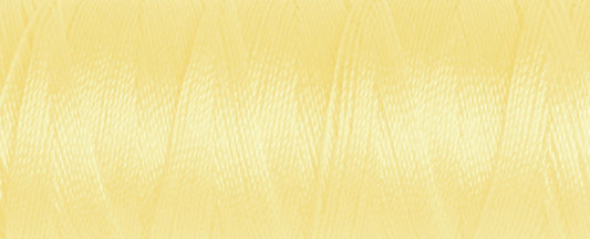 Spool of primrose yellow Gutermann Maraflex elastic sewing thread