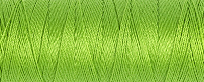 Spool of Gutermann Maraflex elastic thread in chartreuse green