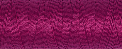 Spool of crimson Gutermann Maraflex elastic sewing thread