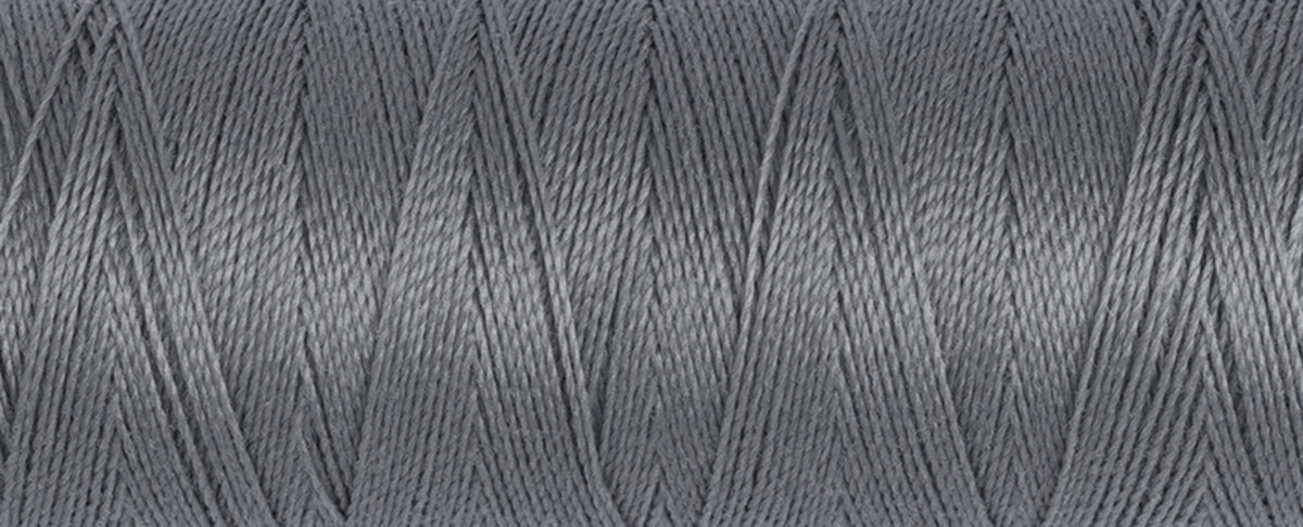 Spool of Gutermann Maraflex elastic thread in charcoal grey