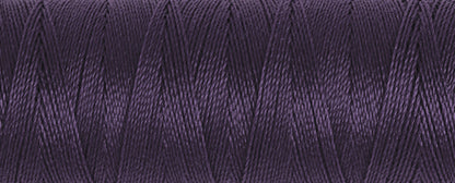 Spool of Gutermann Maraflex elastic thread in aubergine