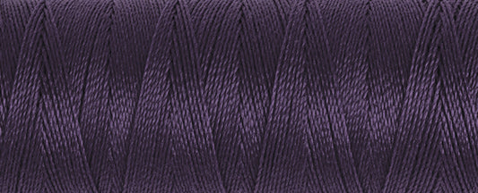 Spool of Gutermann Maraflex elastic thread in aubergine