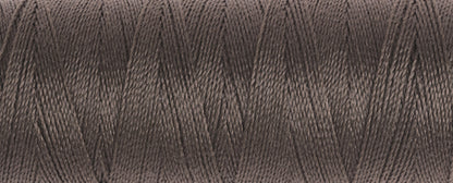Spool of grey brown Gutermann Maraflex elastic sewing thread