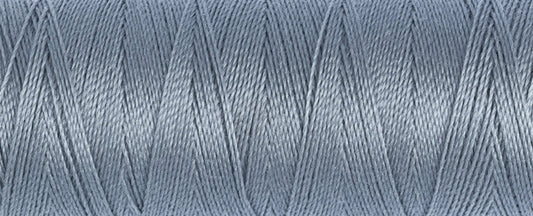 Spool of sky blue Gutermann Maraflex elastic sewing thread