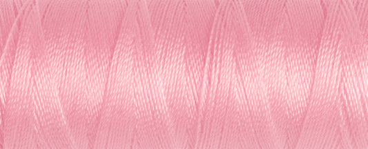 Spool of pink Gutermann Maraflex elastic sewing thread